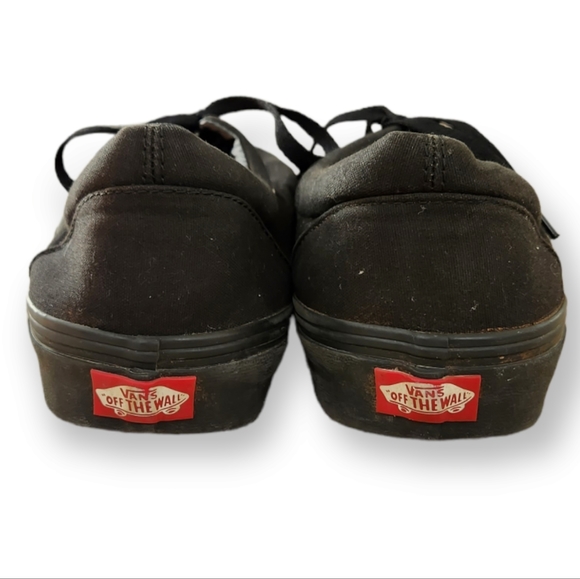Vans Low Top Canvas Sneakers Black Men's 10.5 - Picture 4 of 7